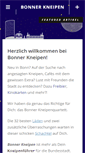 Mobile Screenshot of bonner-kneipen.de