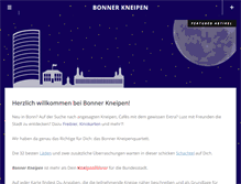 Tablet Screenshot of bonner-kneipen.de